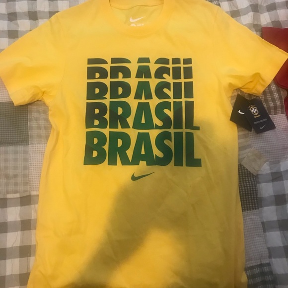Nike Other - Nike Soccer Brazil Slim Fit T-Shirt